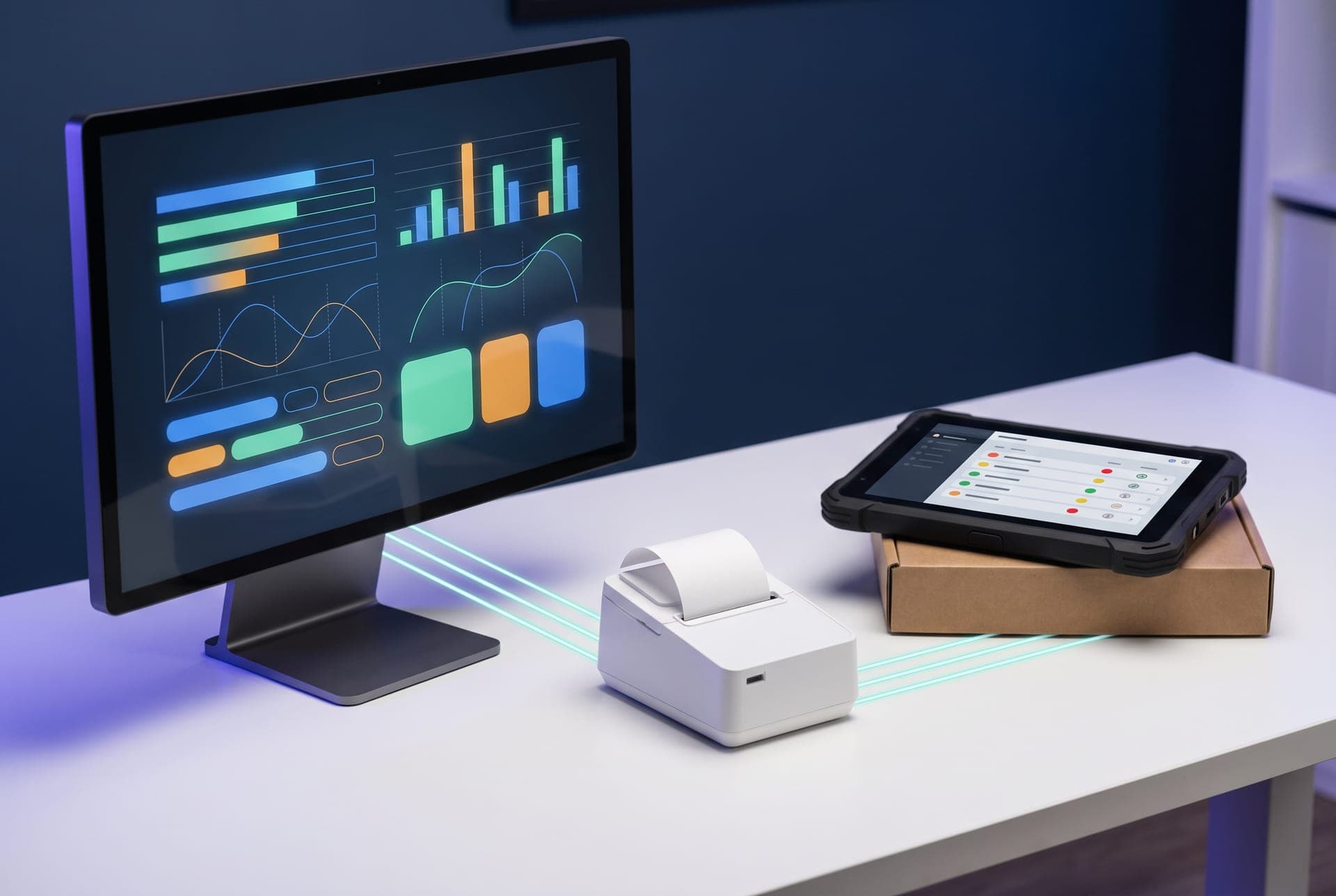 Integración de la API de Holded: panel de gestión, TPV de tienda y tablet de almacén conectados entre sí